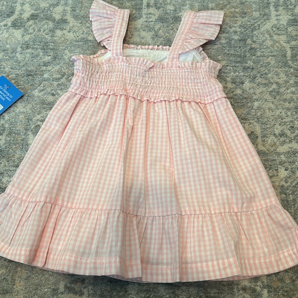 Ruffle Butts Pink Gingham Dress 12-18 months NEW WITH TAGS - Picture 6 of 11